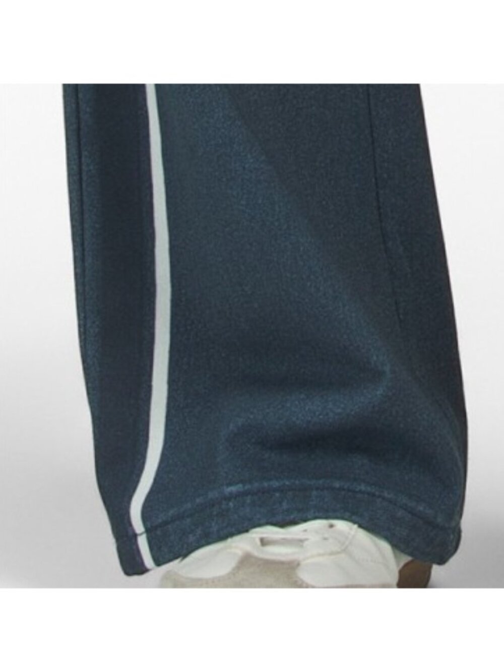 ECRU Knit Denim Track Pants - Picture 4 of 4